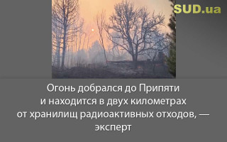 Огонь добрался до Припяти и находится в двух километрах от хранилищ радиоактивных отходов, — эксперт