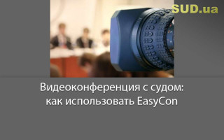 Видеоконференция с судом: как использовать EasyCon