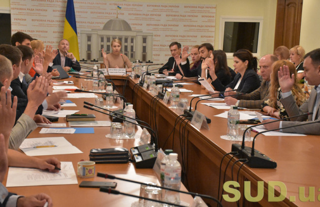 Комітет Ради розглядає законопроект про внесення змін до ЗУ «Про судоустрій і статус суддів»