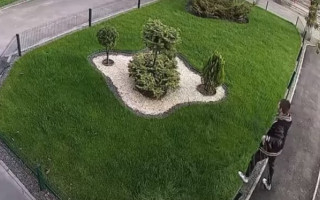 В Киеве хулиганы сломали забор на Печерском спуске, видео