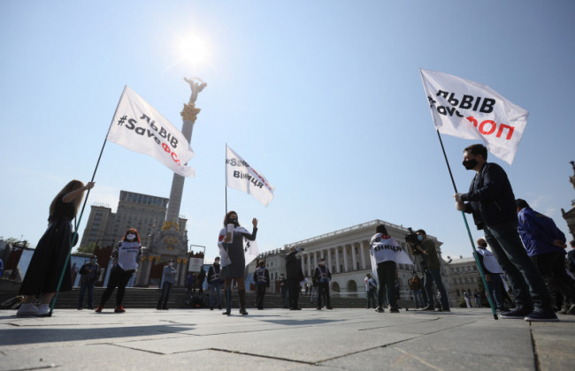 У Києві представники ФОПів вийшли із протестом на Майдан: фото, відео