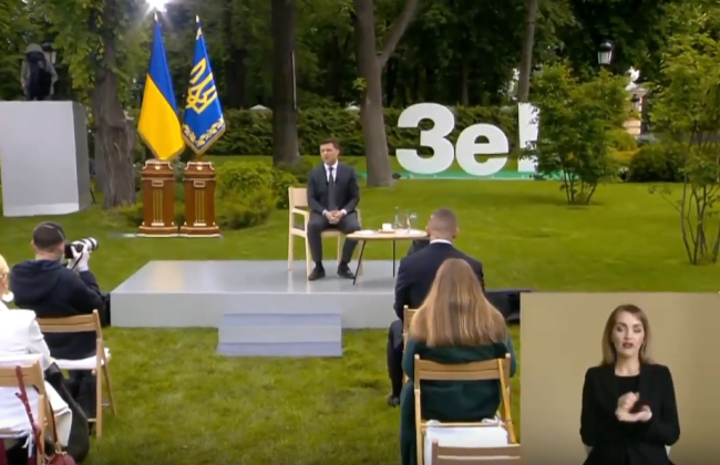 Зеленський відповідає на запитання в річницю інавгурації: онлайн-трансляція