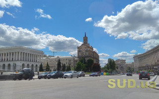 Фрагмент столичного карантина 21 мая: город застрял в пробках, Майдан Незалежности, летние кафе