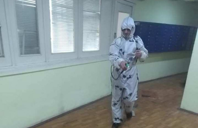 Борьба с COVID-19: в Киеве продолжают дезинфицировать дома