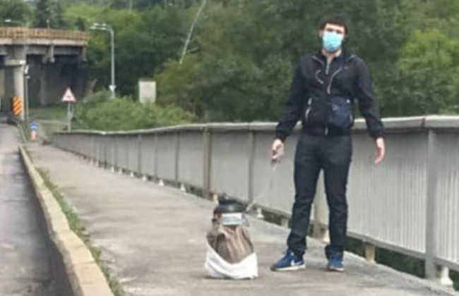 Замість бомби пакет із землею: що відомо про затриманого «мінера» мосту Метро