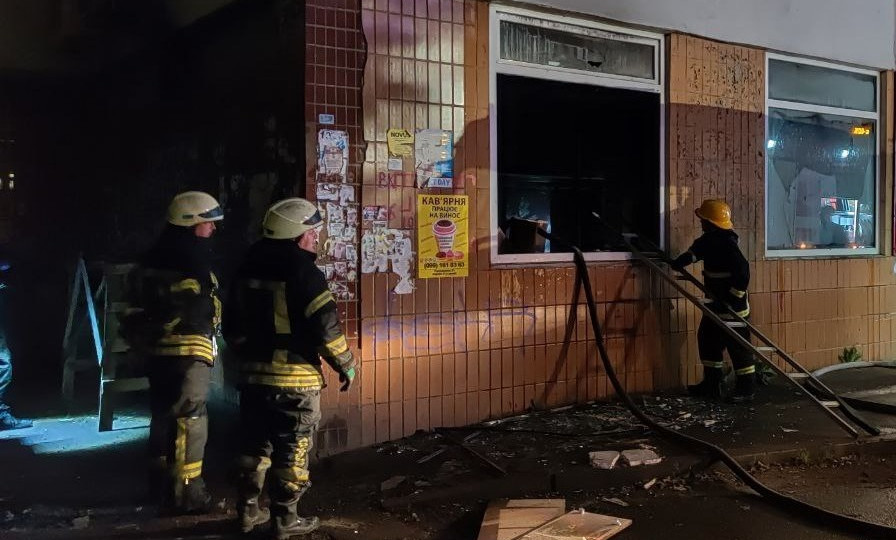 В Киеве горело кафе: подробности