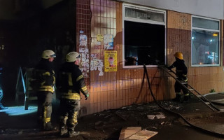 В Киеве горело кафе: подробности