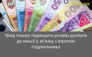 Уряд планує підвищити розмір доплати до пенсії у зв’язку з втратою годувальника