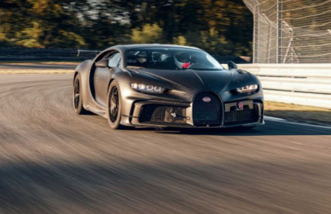 36 секунд суперскорости: Bugatti Chiron Pur Sport в «боевом режиме», видео