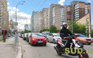 Где в Киеве с самого утра серьезные пробки