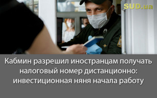 Кабмин разрешил иностранцам получать налоговый номер дистанционно: инвестиционная няня начала работу