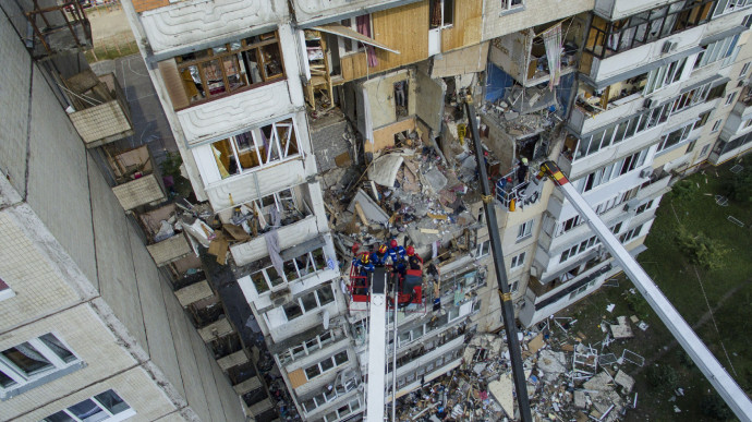 Кличко рассказал, что будет с многоэтажкой на Позняках, где произошел взрыв