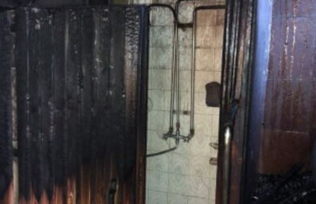 Мощный пожар в Днепре: сгорела сауна в частном доме