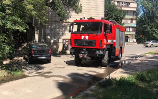 В Киеве вспыхнул мощный пожар в доме