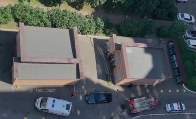 Пожар со взрывом на столичной электроподстанции: видео