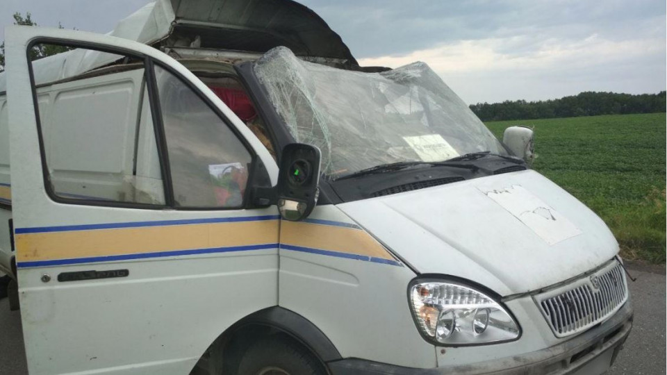 В Полтавской области взорвали автомобиль «Укрпочты» и украли более 2,5 млн грн: фото