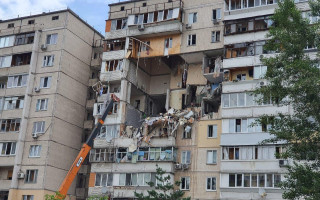 Взрыв в многоэтажке на Позняках: показали, как сейчас выглядит дом