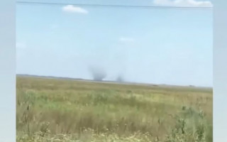 В Запорожской области зафиксировали два смерча, видео