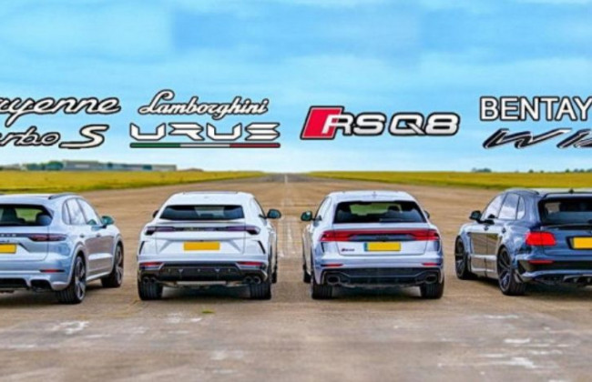 Лучшие кроссоверы от Bentley, Lamborghini, Porsche и Audi: определен самый быстрый