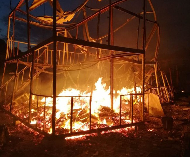 В Одесской области горели две базы отдыха