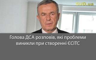 Голова ДСА розповів, які проблеми виникли при створенні ЄСІТС