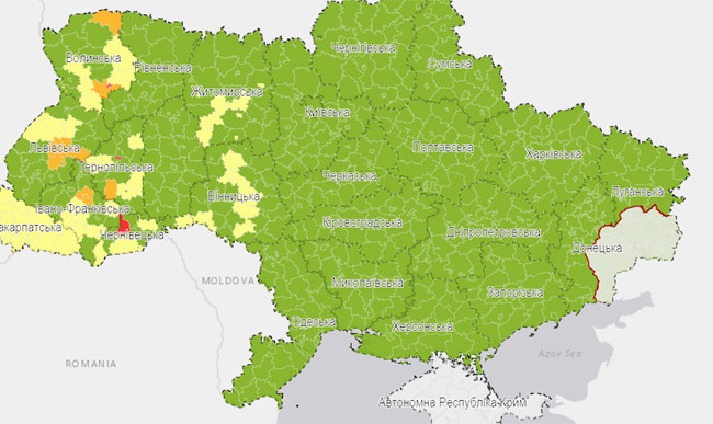 Набрали чинності правила зонального карантину в Україні