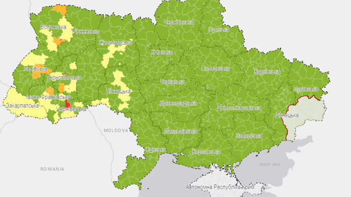 Набрали чинності правила зонального карантину в Україні