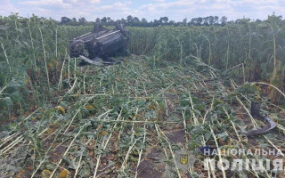 В Харьковской области внедорожник слетел в кювет: водитель погиб на месте