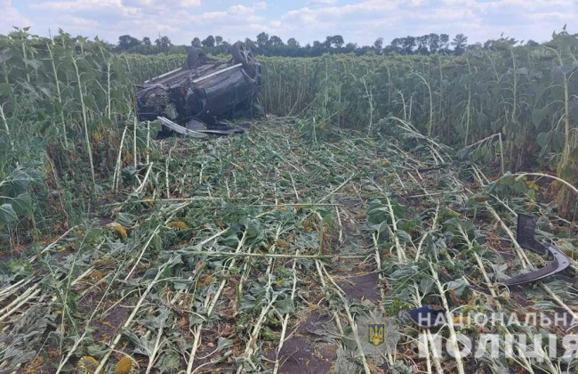 В Харьковской области внедорожник слетел в кювет: водитель погиб на месте