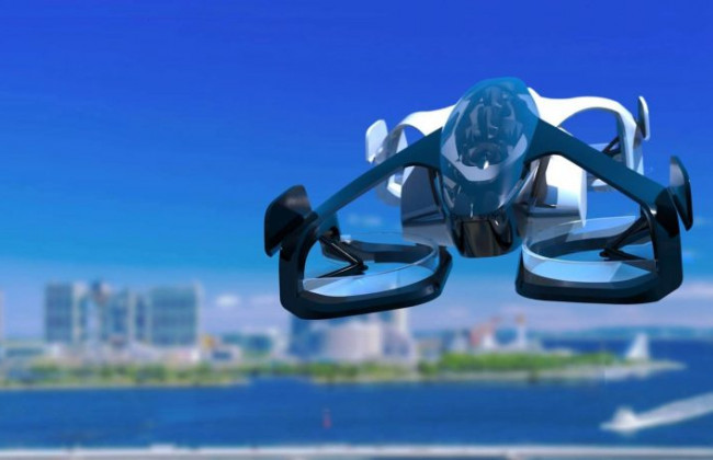 В Японии скоро появятся летающие автомобили: видео