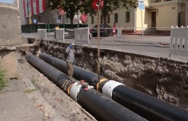 В столице началась реконструкция теплосетей, видео
