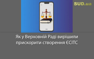 Як у Верховній Раді вирішили прискорити створення ЄСІТС
