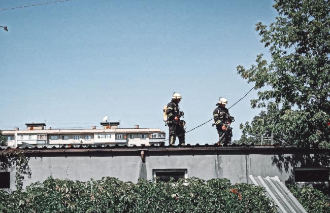 В киевском кафе вспыхнул пожар