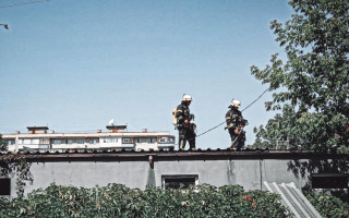 В киевском кафе вспыхнул пожар