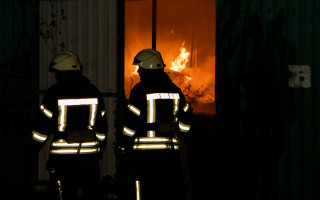 В Киеве ночью горел МАФ: подробности