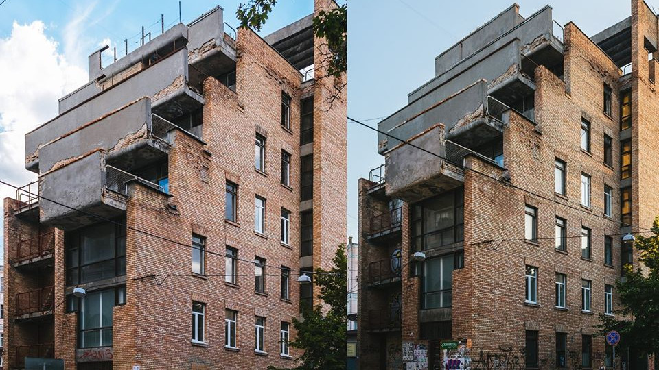 В центре Киева обвалились балконы: подробности