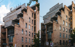 В центре Киева обвалились балконы: подробности