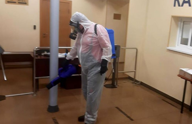 В ОАСК провели дезінфекцію приміщень, фото