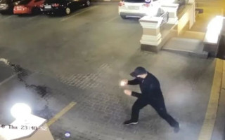 В Киеве подожгли машину бывшего директора Донецкой ж/д, видео