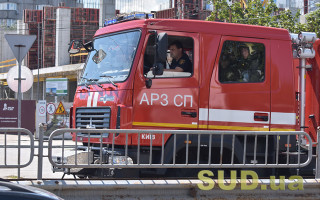 В Киеве произошел серьезный пожар