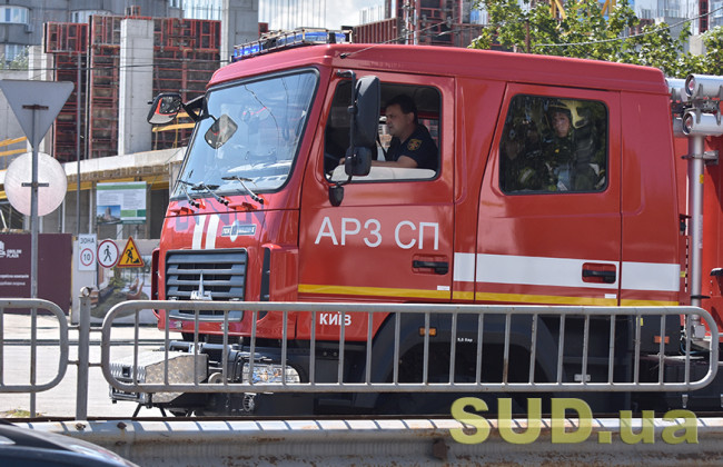 В Киеве произошел серьезный пожар