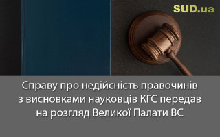 Справу про недійсність правочинів з висновками науковців КГС передав на розгляд Великої Палати ВС