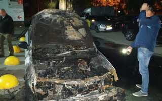 Підпал автомобіля журналістів: поліція затримала підозрюваного, фото