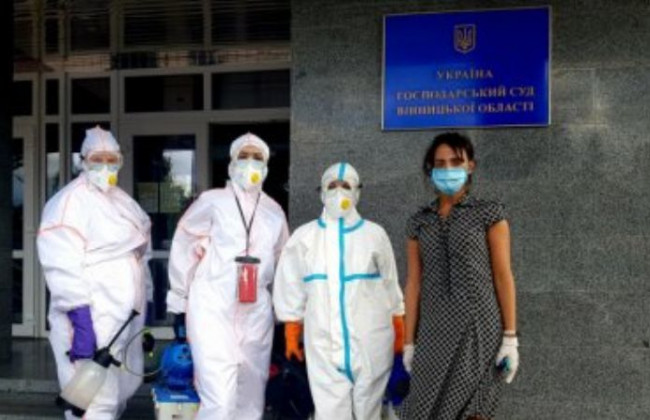 В Господарському суді Вінницької області підтверджено новий випадок COVID-19
