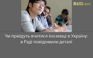 Чи приїдуть вчитися іноземці в Україну: в Раді повідомили деталі