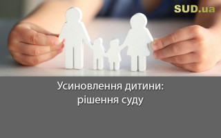 Усиновлення дитини: рішення суду
