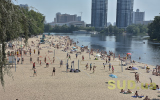 Осенняя жара выгоняет киевлян на пляжи, но на 10 из них запрещено купаться: список