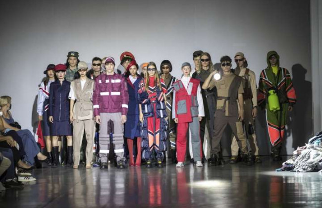 Тиждень моди: у Києві представили дизайнерський одяг для комунальників