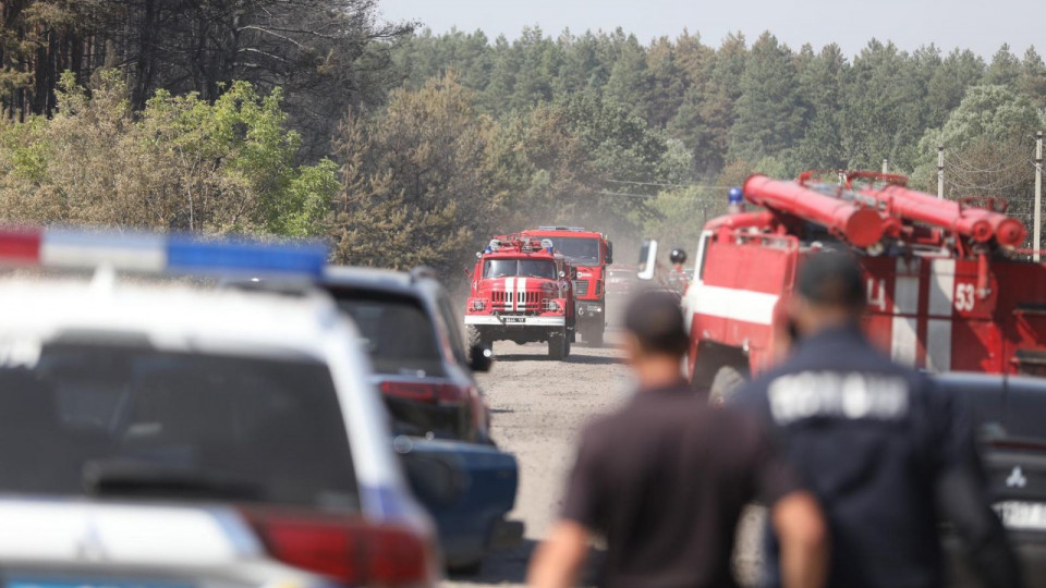 В Донецкой области пожар из сухой травы перебросился на дома