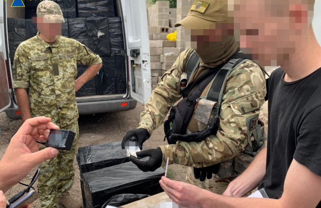 СБУ попередила незаконне постачання тютюну з тимчасово окупованої території на мільйони гривень